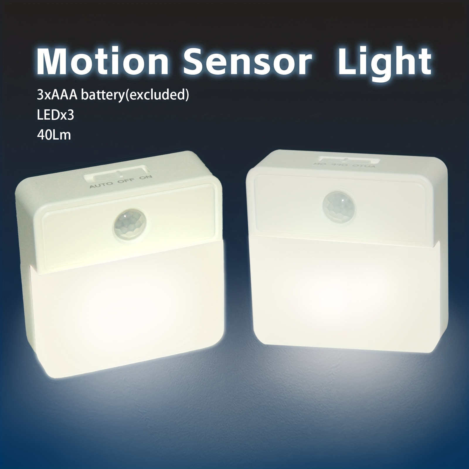 1 Pza Luz Nocturna Sensor Movimiento Inalámbrico Luz - Temu