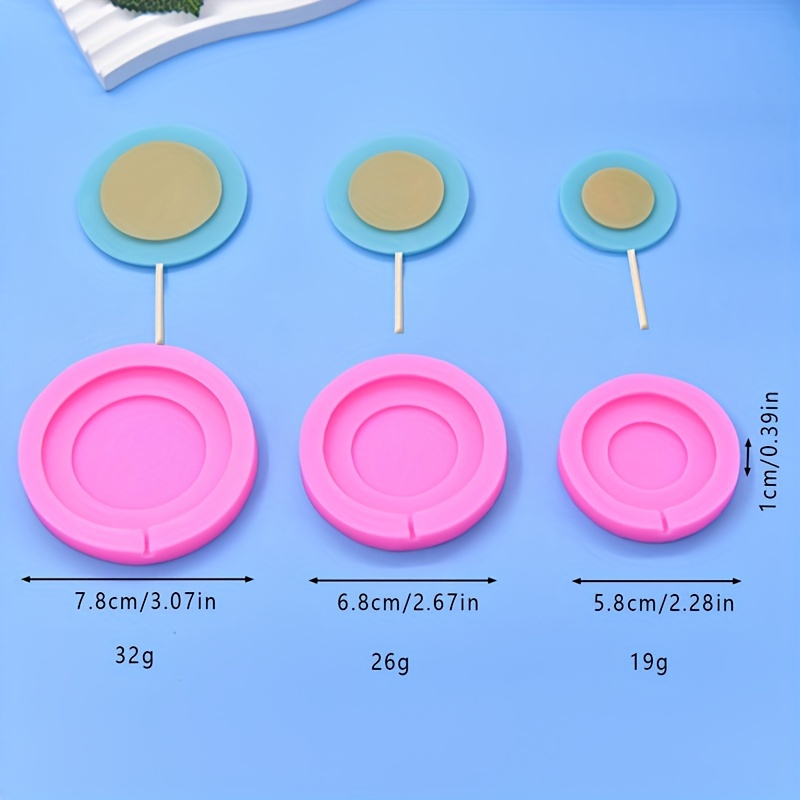 Round Lollipop Silicone Mold