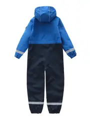 boys blue waterproof hooded overalls perfect for outdoor activities with durable long lasting material kids raincoat details 6