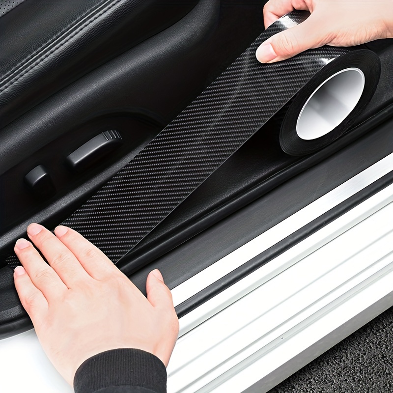 5d Carbon Fiber Anti step Sticker: Protect Car Doors Mirrors - Temu