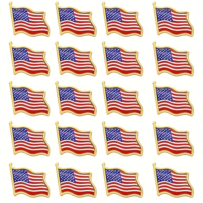 American Flag Brooch Badge Pins Jewelry Accessories - Temu