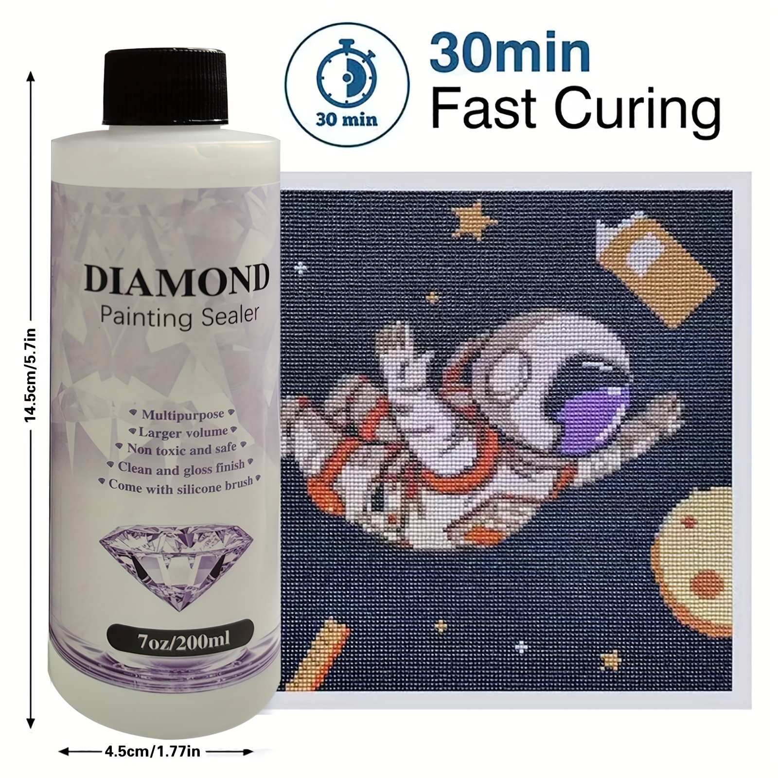 Artificial Diamond Painting Sealer 5d Diamond Painting Art - Temu