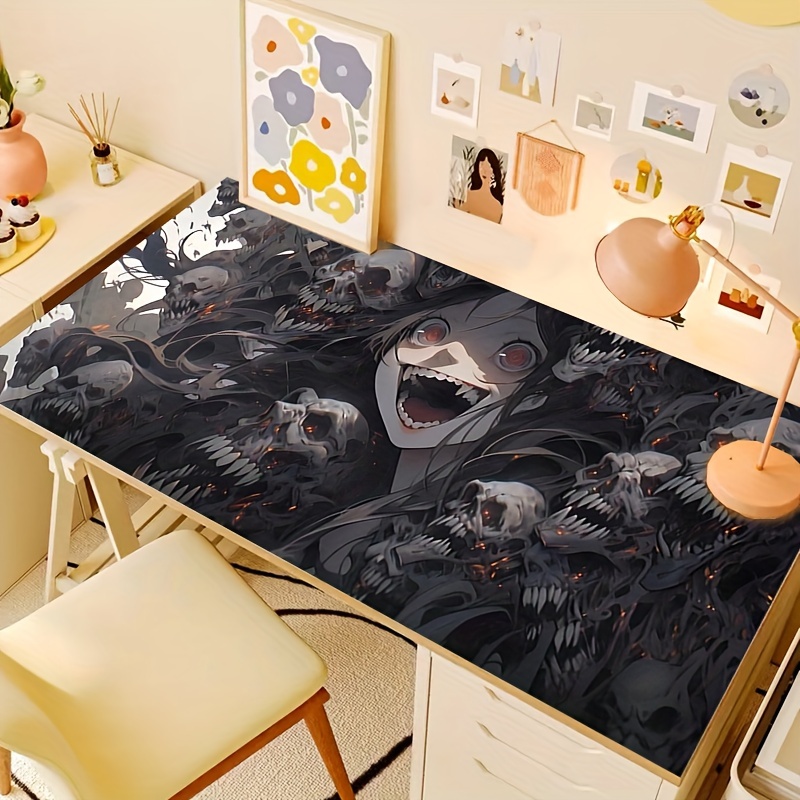 

Creative Pattern Anime Pattern Mouse Pad Oversized Lock Edge Non-slip E-sports Game Desktop Pad Computer Keyboard Mouse Pad Office Study Desk Pad