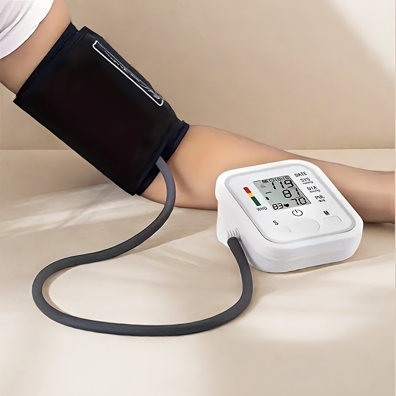Comprar Nuevo tensiómetro Digital, tonómetro para la parte superior del  brazo, medidor de presión arterial portátil, esfigmomanómetro automático,  tensiómetro