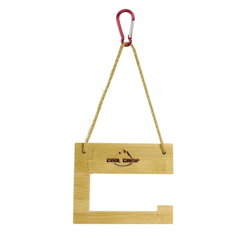 1pc Wooden Tissue Holder For Outdoor Camping Picnic Multi Functional  Hanging Rack For Towel Toilet Paper - Sports & Outdoors - Temu