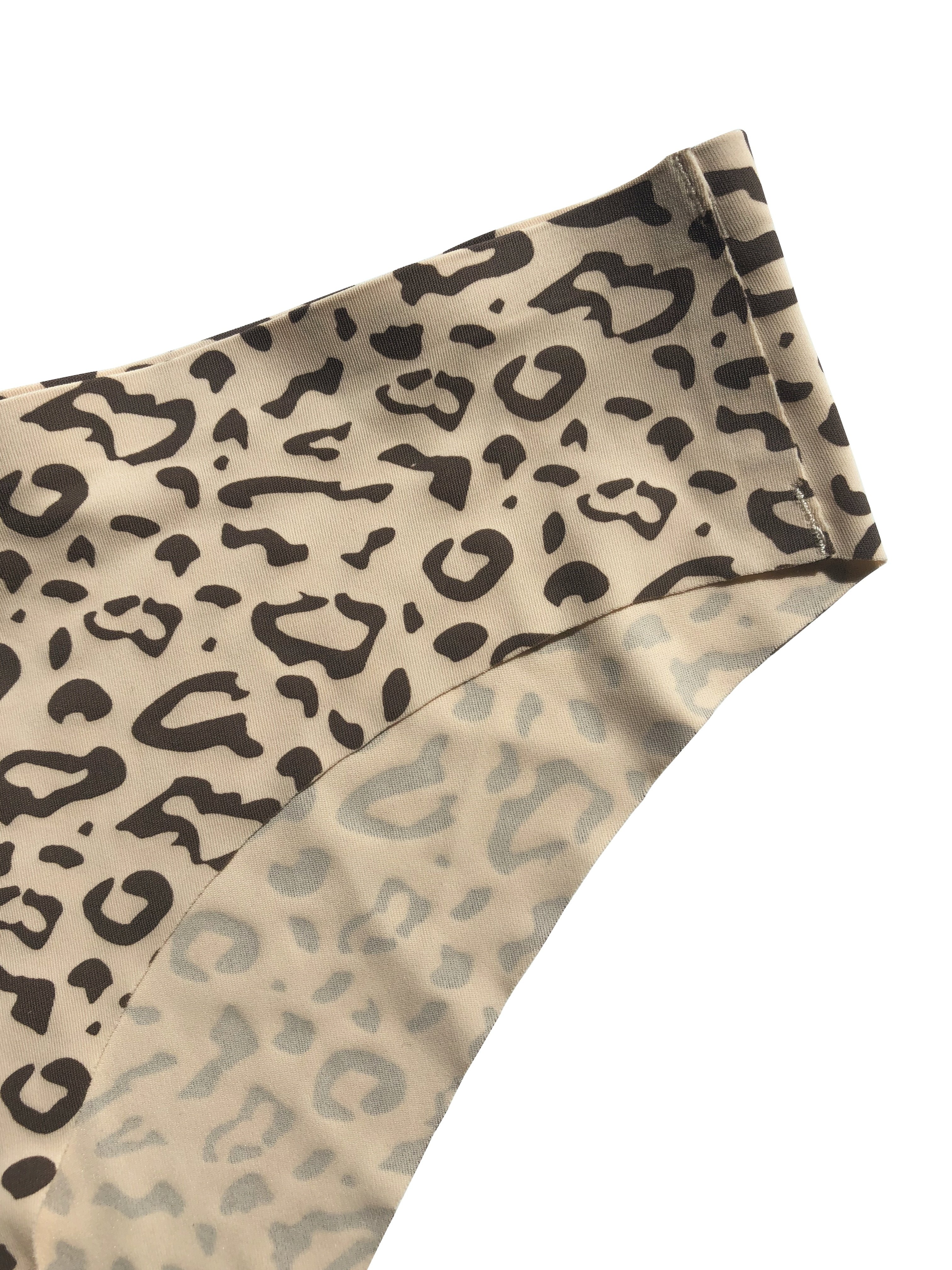 Leopard Print Spaghetti Strap Matching Lingerie Set, Push Up High Elastic  Intimates Bra & Cheeky Panty, Women's Lingerie & Underwear - Temu