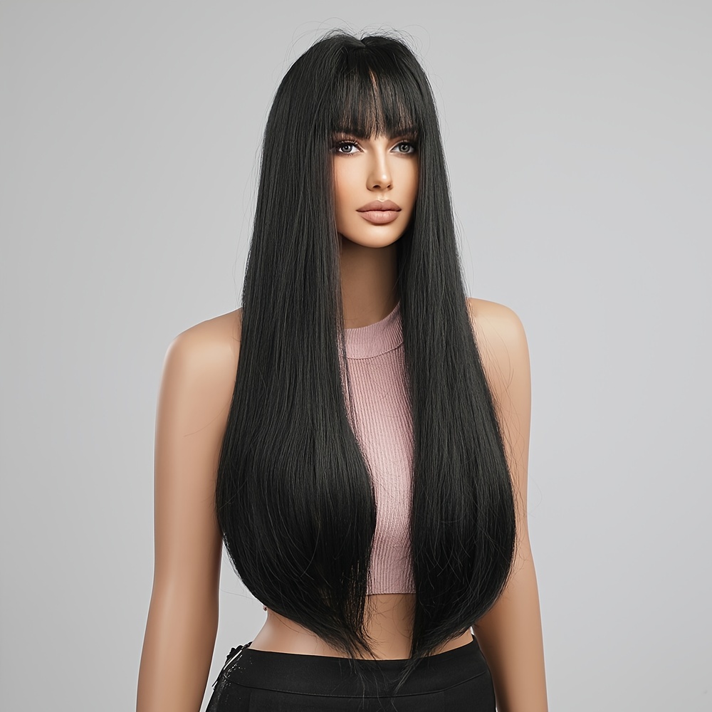 Stylish Bangs Black Hair