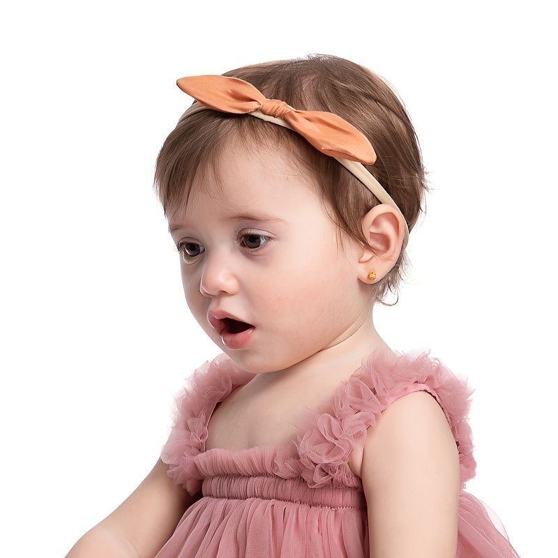 Baby Girls Cute Vintage Soft Faux Silk Bowknot Headband For Photograph  Decorative Hair Accessories | Shop Now For Limited-time Deals | Temu