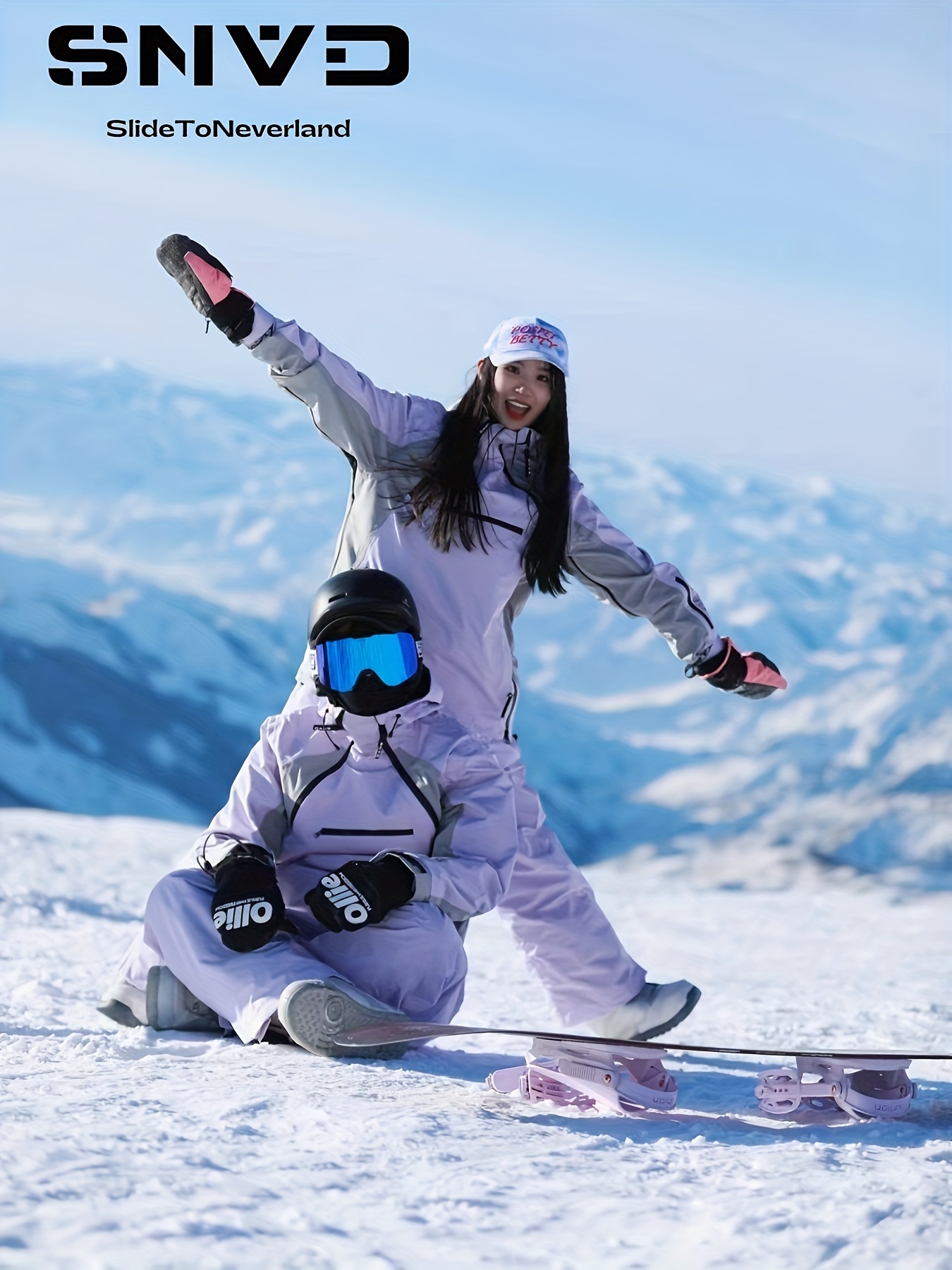 Women's Winter Ski Pants with Belt Waterproof Snow Pants Snowboard