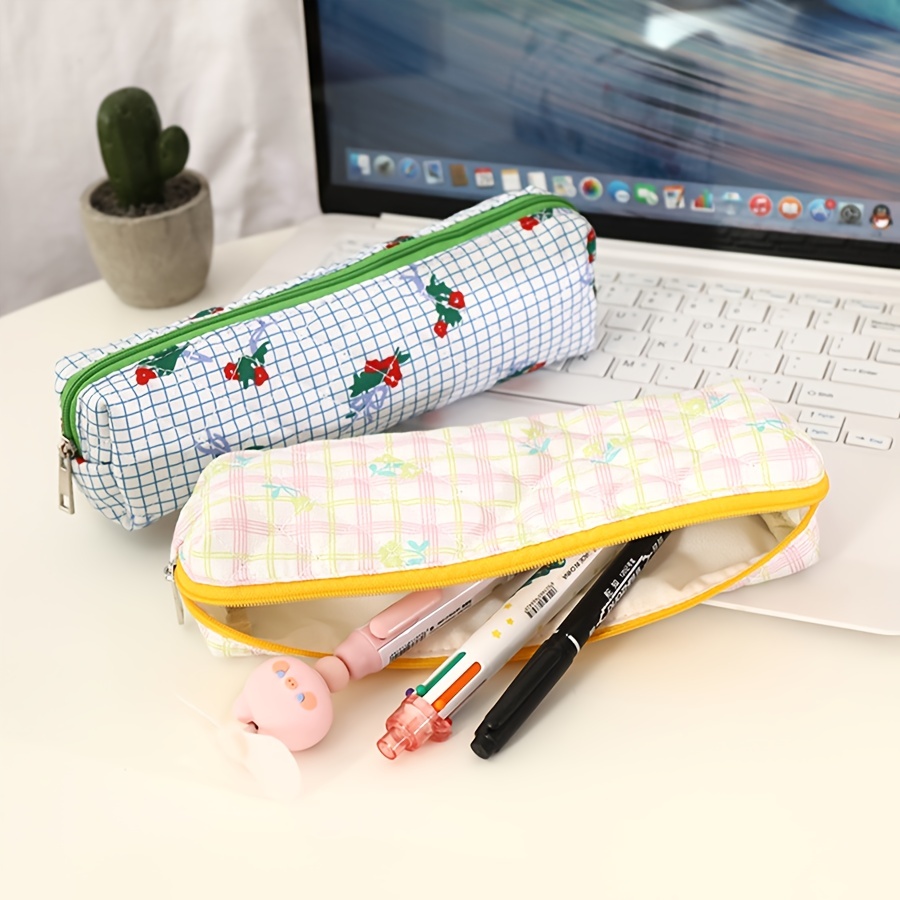 A Pencil Case Student Cute Pencil Case Small Daisy Pencil - Temu