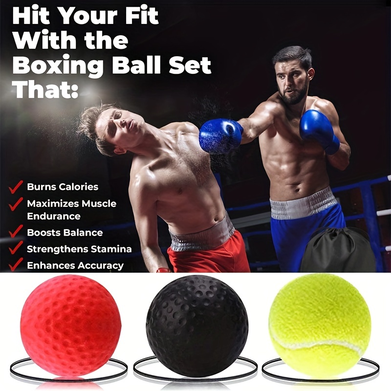 Improve Speed Agility Coordination Boxing Reflex Ball - Temu