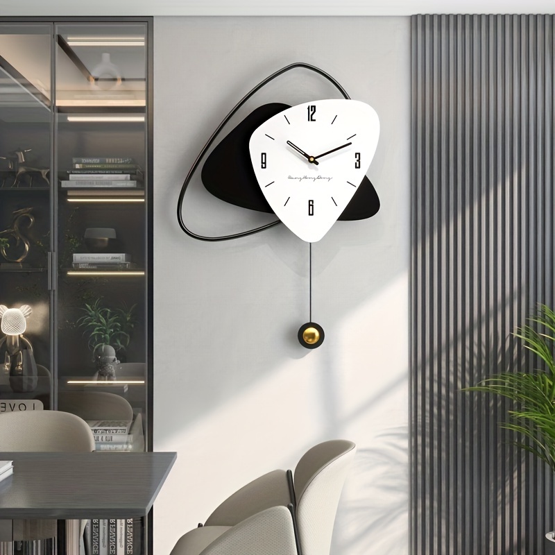 Reloj de pared grande, relojes para decoración de sala de estar, reloj de  pared de 24 pulgadas para decoración de sala de estar, decoración de pared