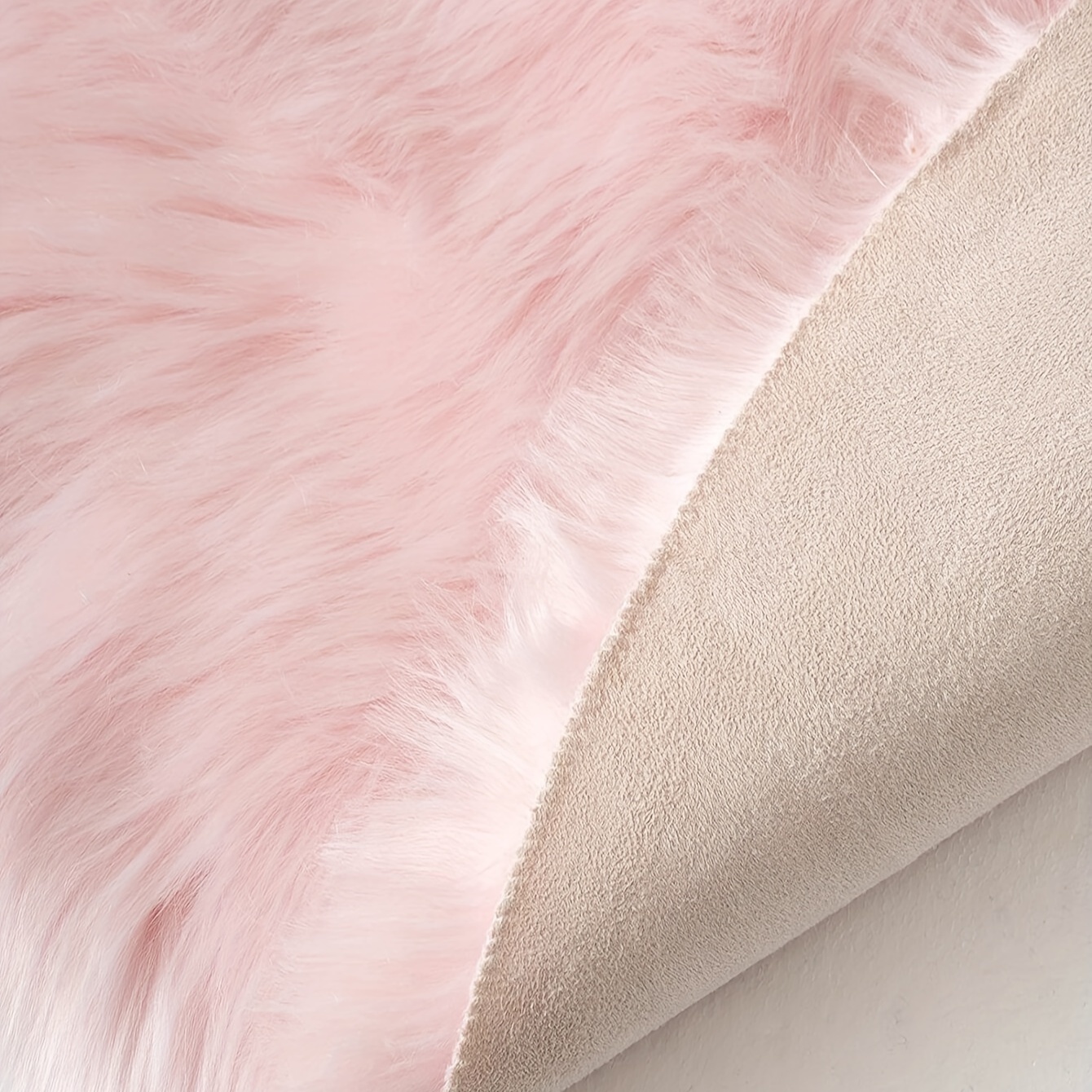 Baby Pink Luxury Shag Faux Fur | Howl Fabric