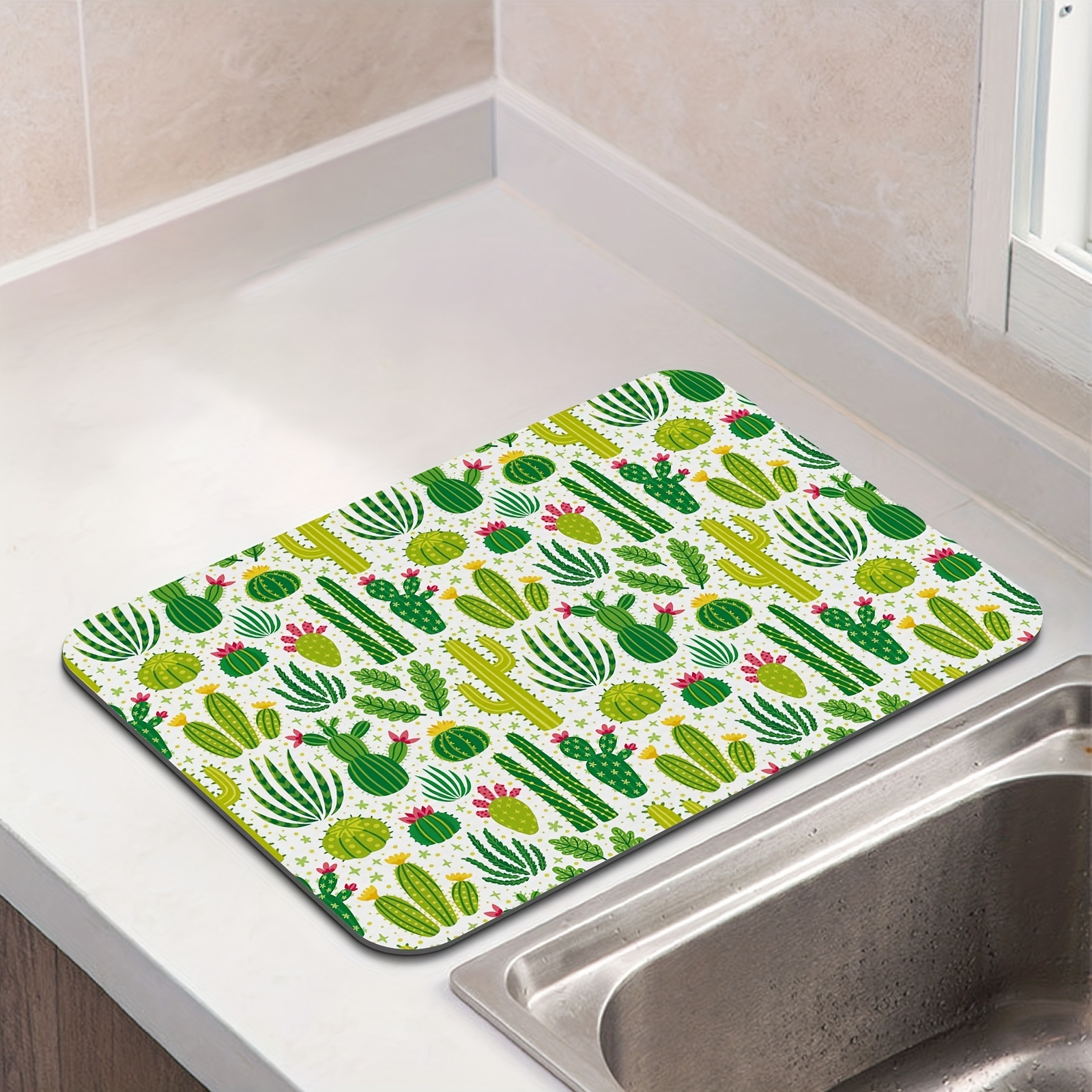 Microfiber Dish Drying Mat Absorbent Dish Drainer Kitchen - Temu