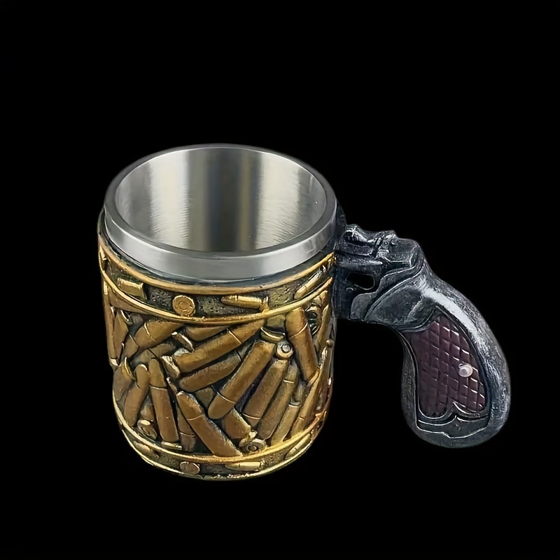 Bullet Beer Mug Vintage Stainless Steel Beer Mug Creative - Temu