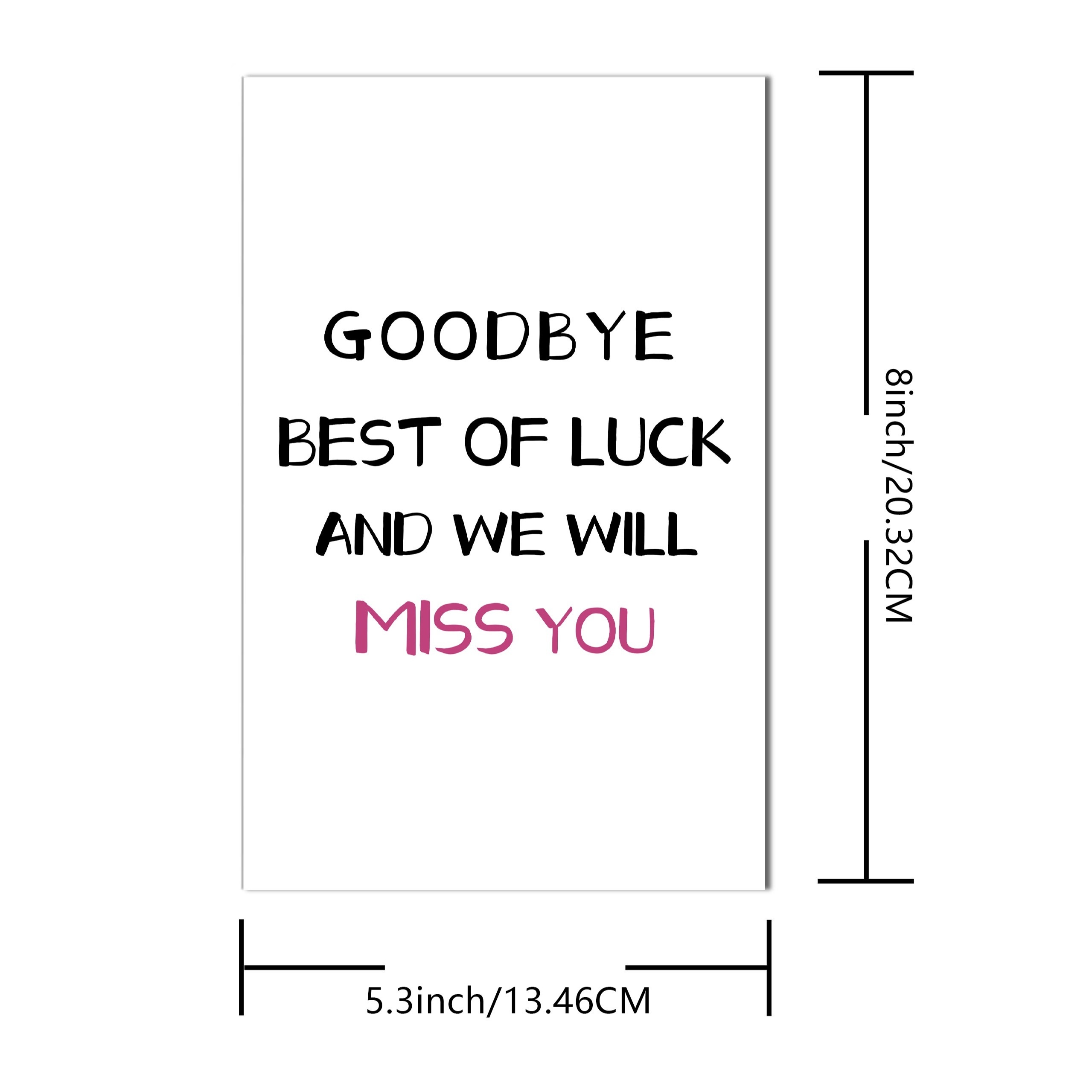 we will miss you cards for coworker