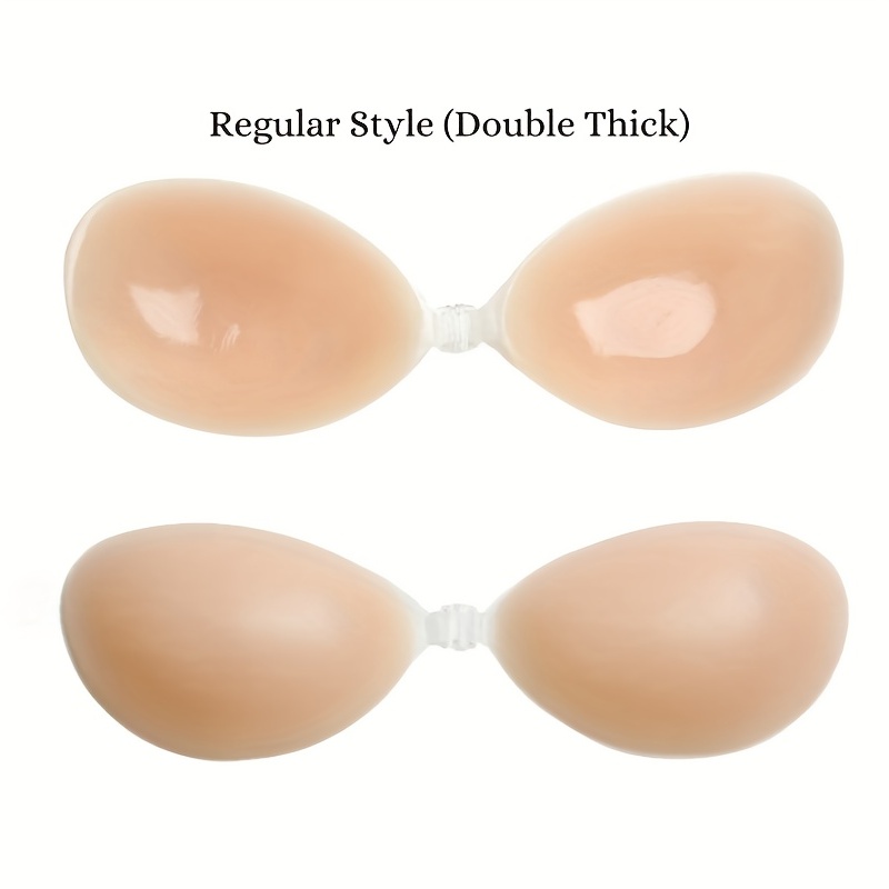 4 Pairs Invisible Stick On Bras Silicone Nipple Pasties