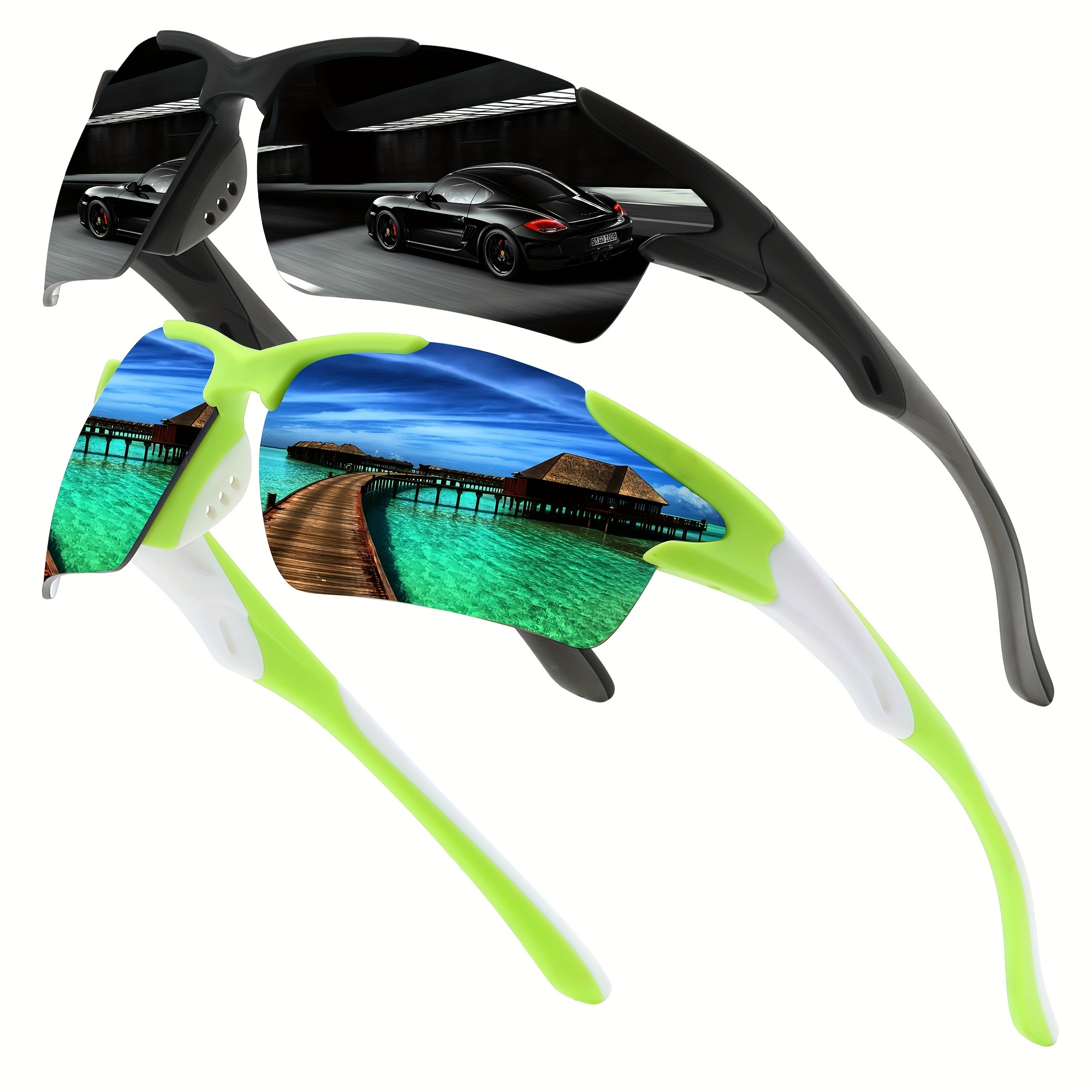 Men's Sunglasses Outdoor Sports Riding Sunglasses Driver Driving Fishing Glasses UV400,Sun Glasses,Googles Pit Vipers,Goggles Sunglasses,Y2k,Eye