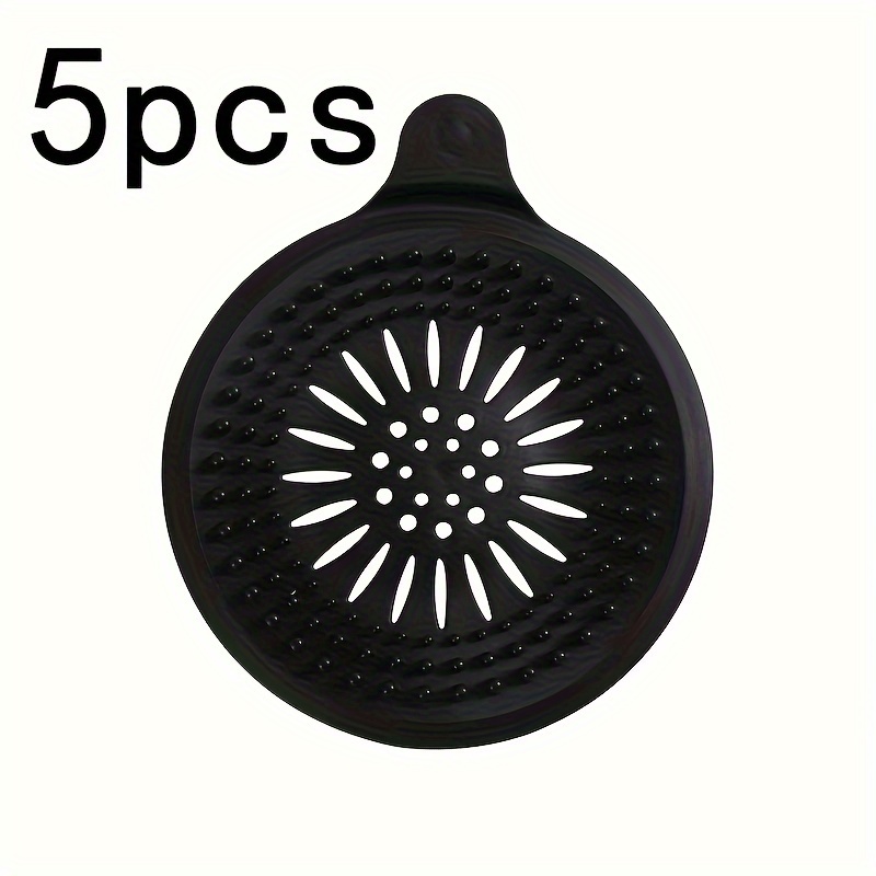 5pcs Disposable Shower Drain Hair Catcher, Anti-clogging Drain