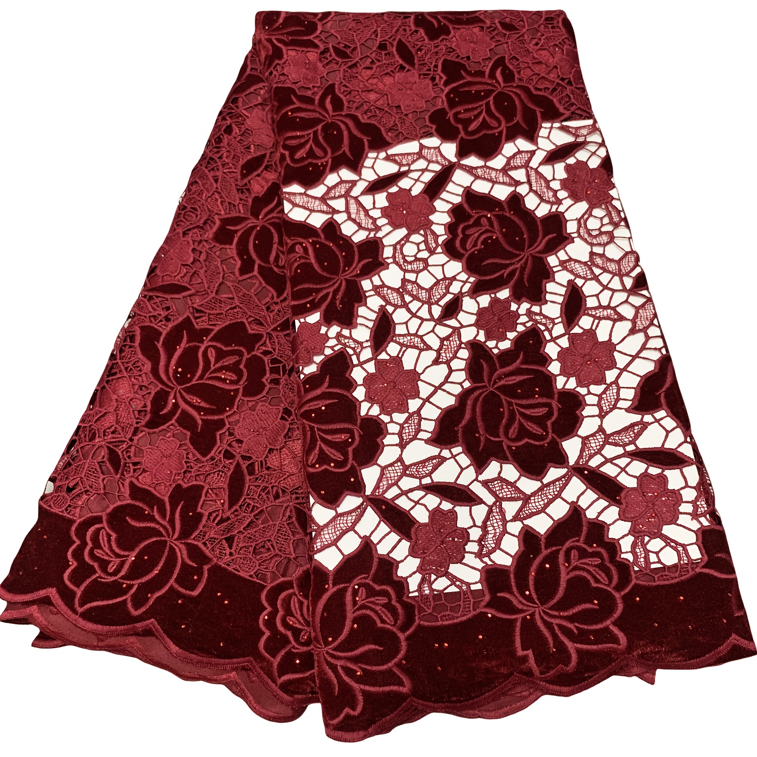 Latest Velvet Lace fabric 5 yards by uniquefabrics2023 - Lace fabrics -  Afrikrea