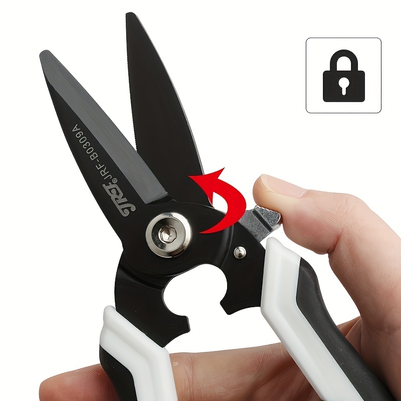 Heavy Duty Alloy Steel Tin Snip Shears, Multipurpose Cutting