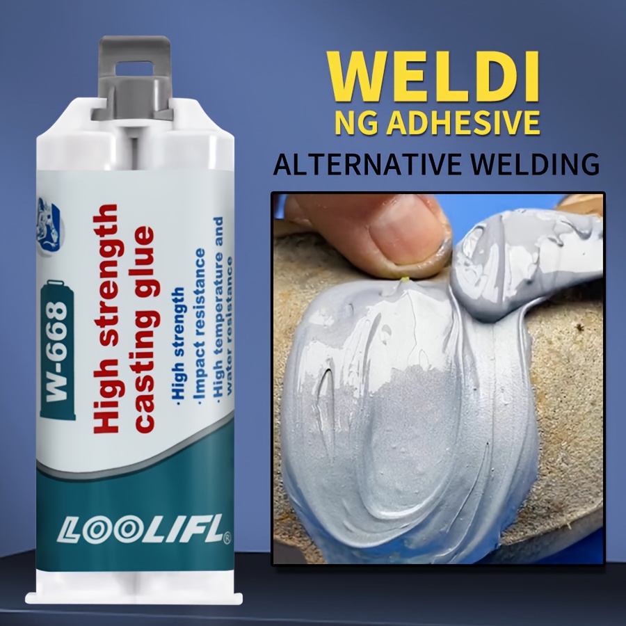 EIGTWEN Metal Repair Glue,ab Glue Metal Adhesive, Strongest Glue for Metal to Metal,Best Weld Metal Repair Glue,Suitable for Metals,Cast Iron