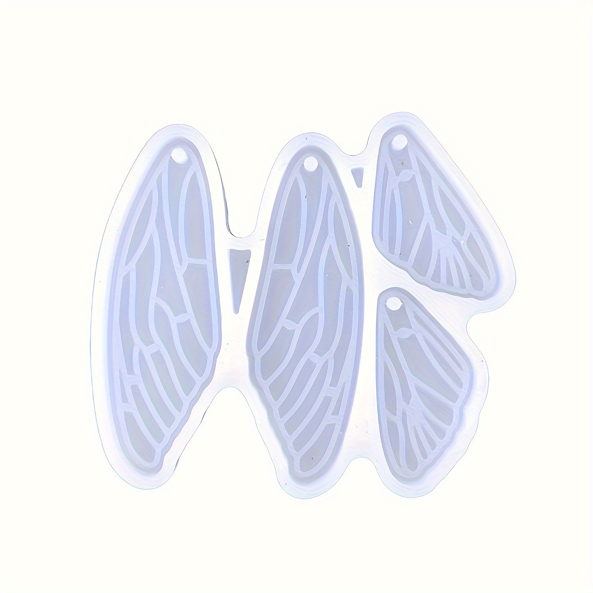 1pc Dragonfly Wings Earrings Silicone Mold With Hole Resin Casting Molds Jewelry Additions