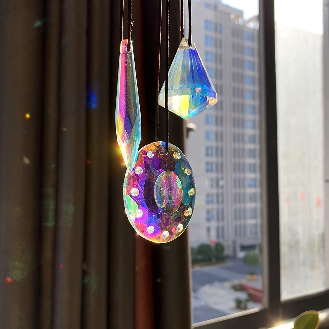 Beautiful Suncatcher Crystal Chandelier Decor Create A - Temu