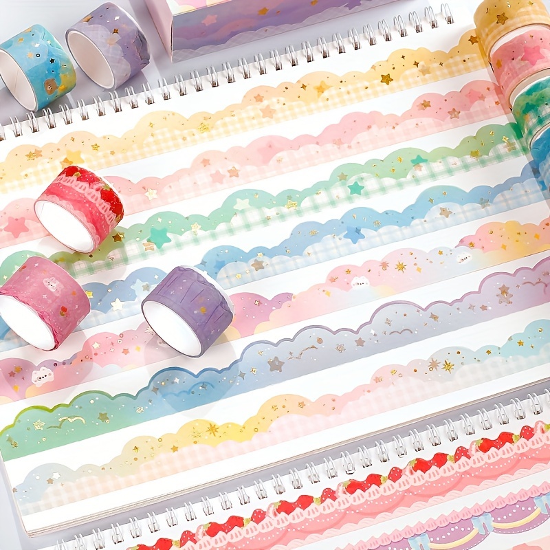 Lace Washi Tape Sticker, Decorative Lace Tape, Adhesive Lace Tape