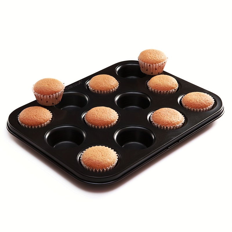 Tiawudi 1 Piece Nonstick Muffin Pan, Carbon Steel Cupcake Pan, 6 Cup, Easy  to Clean and Perfect for Making Muffins or Cupcakes, Standard