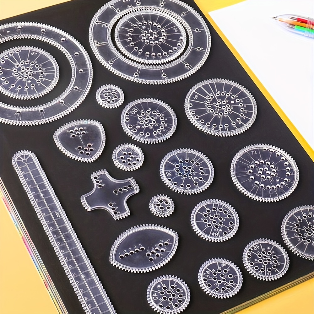 Spirograph Design Arts Craft Kit Create Amazing Rainbow - Temu Italy