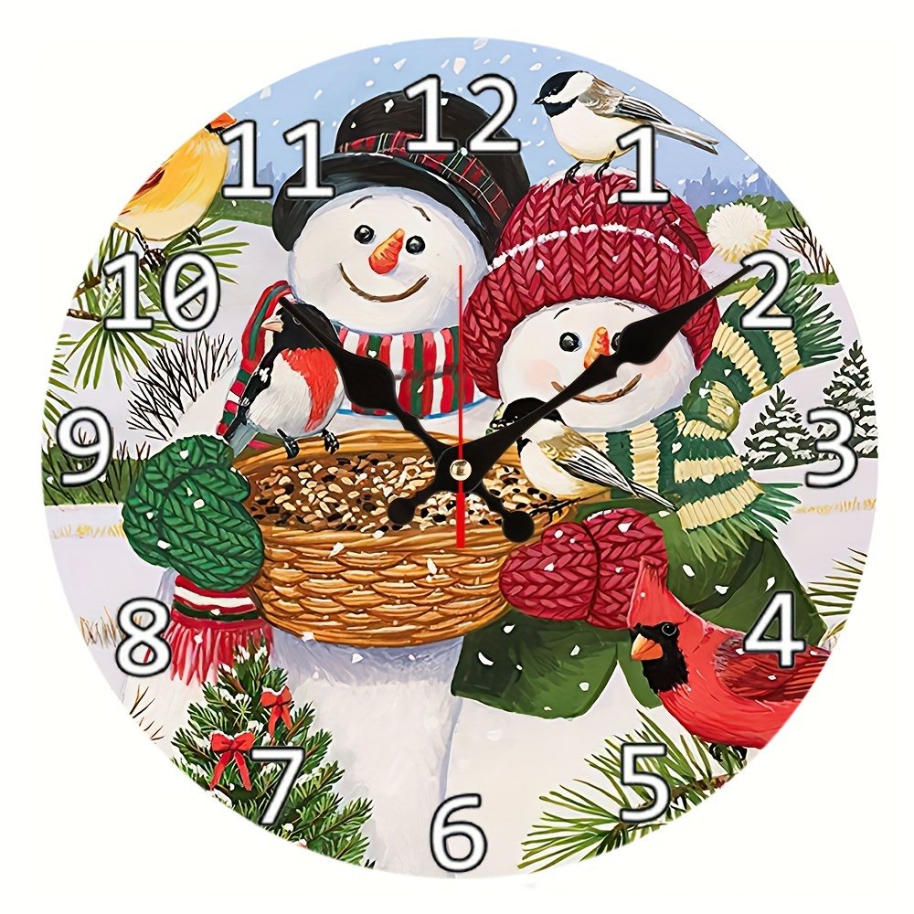 Wooden Wall Clocks Art Motif Clock Silent Non ticking Wall Temu Australia