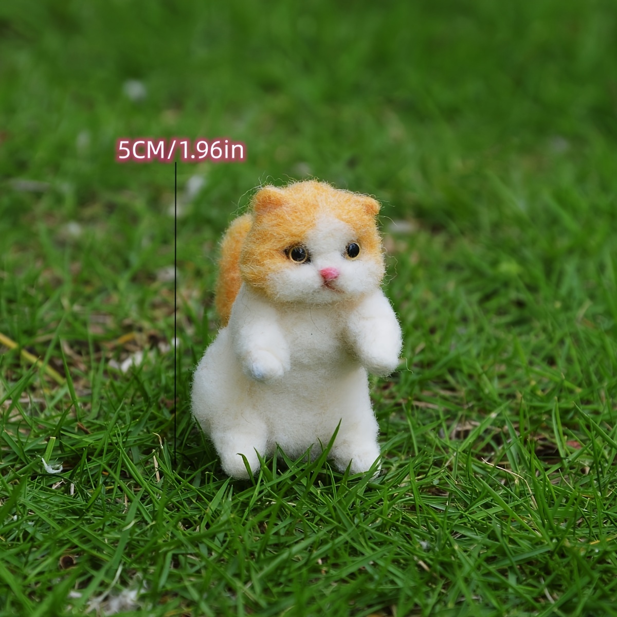 Diy Cute Plush Toys Felt Kit Cat Hamster Hedgehog Bunny Make - Temu Canada