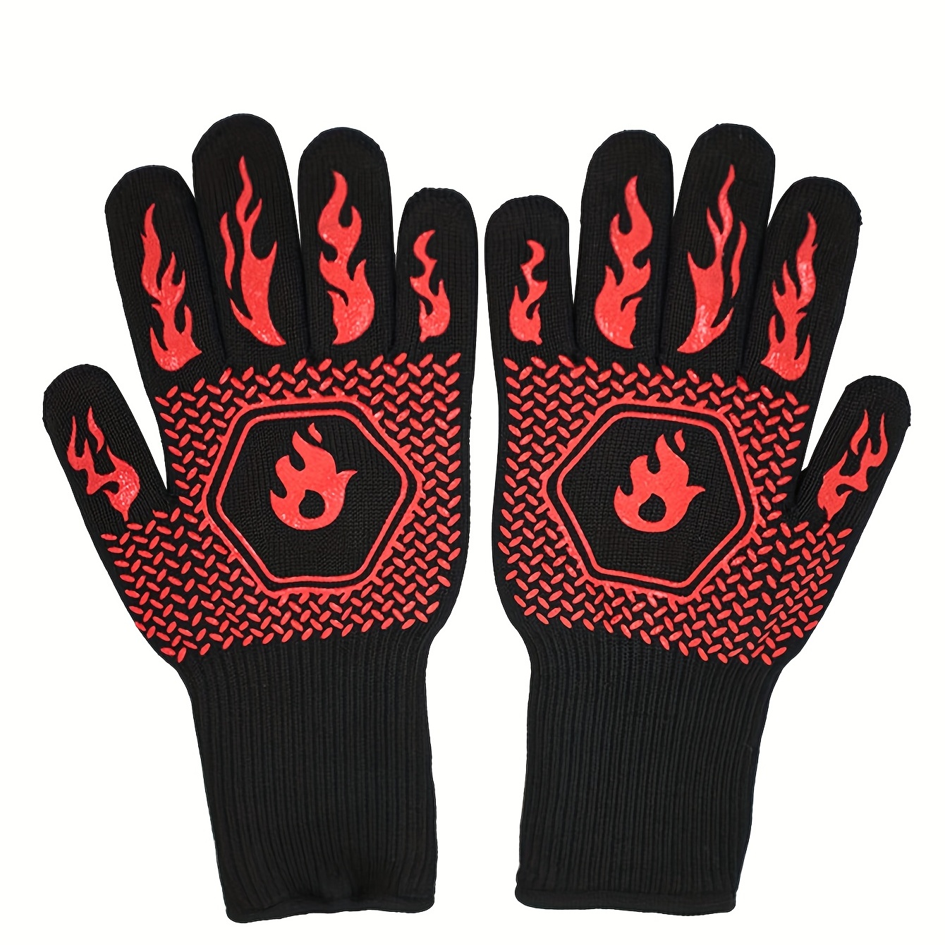 Guantes Barbacoa Resistentes Calor Extremo Guantes Silicona - Temu