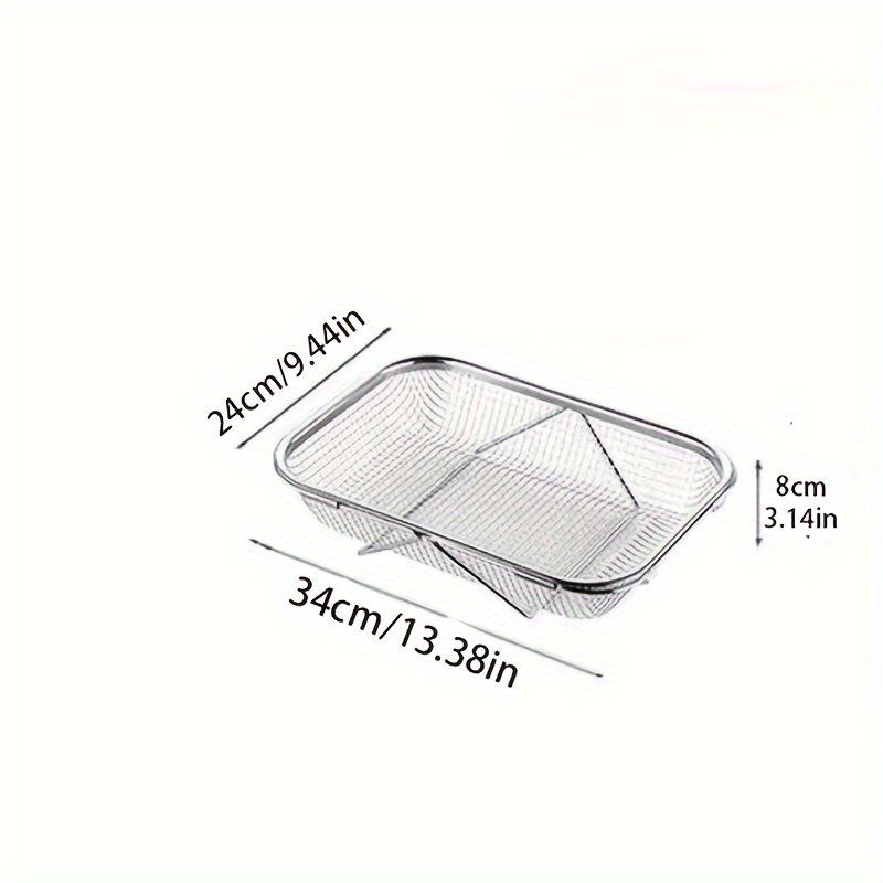 Dropship 1pc Drain Rack; Drain Basket; Stainless Steel Kitchen Basket; Home  Utensil Holder; Sink Basket; Retractable Sink Rack Suitable For Rectangular  Sink Bowl Plate Organizer Storage to Sell Online at a Lower