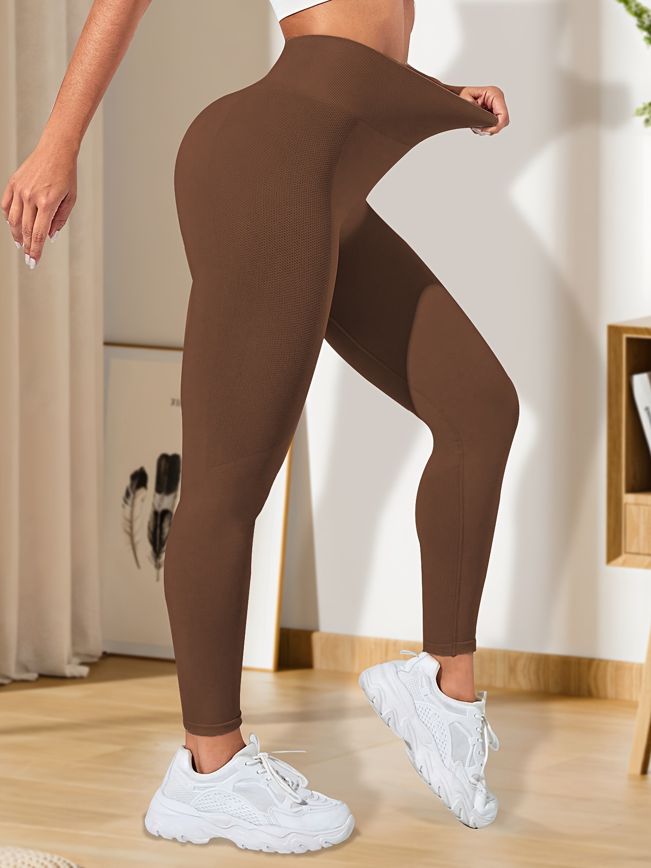 Women's High Waist Yoga Pants, Tummy Butt Lift Tights