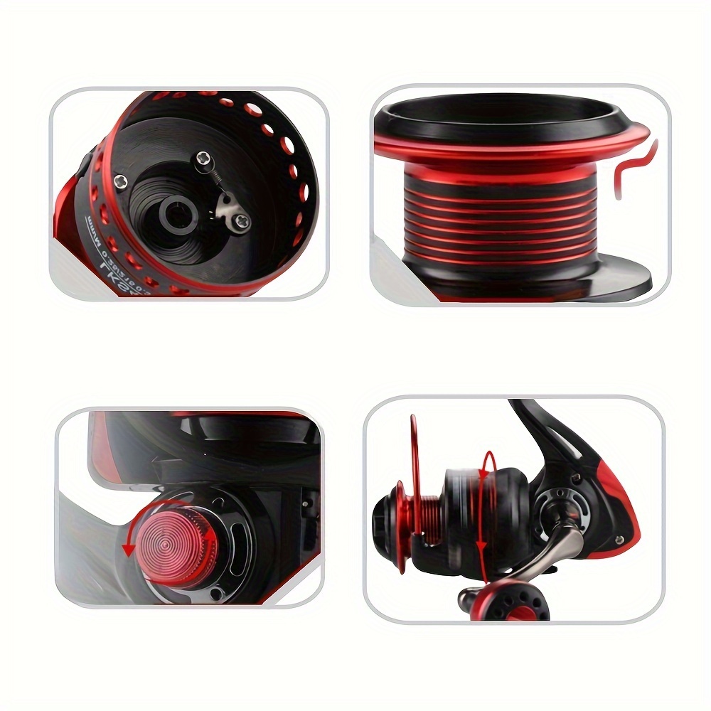 2000 7000 Spinning Reel Full Metal Grip Cnc Reel Handle Full - Temu