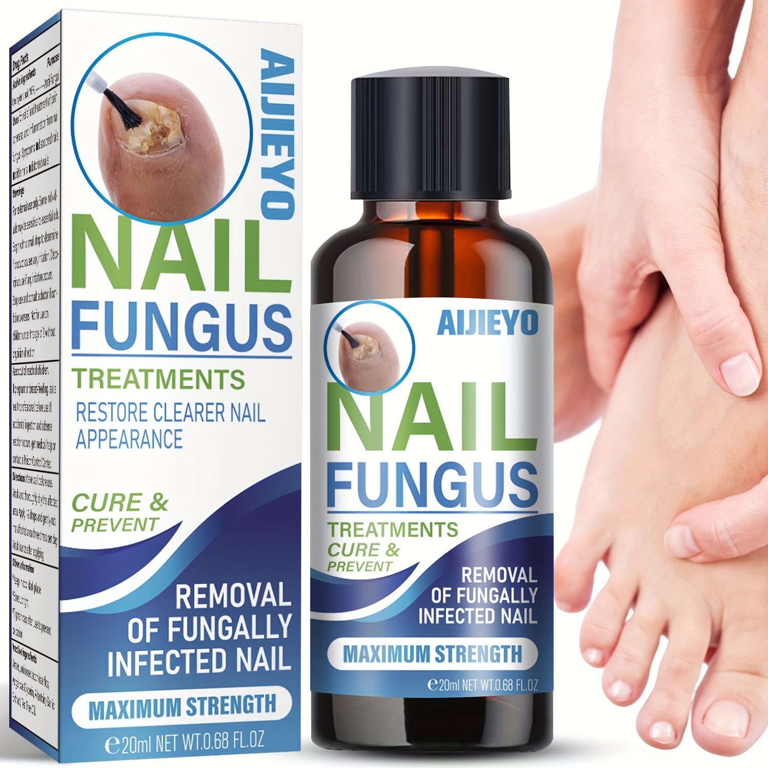 Anti Fungal Nail Treatment Liquid Toe Nail Finger Fungus Onychomycosis  Thickened | eBay