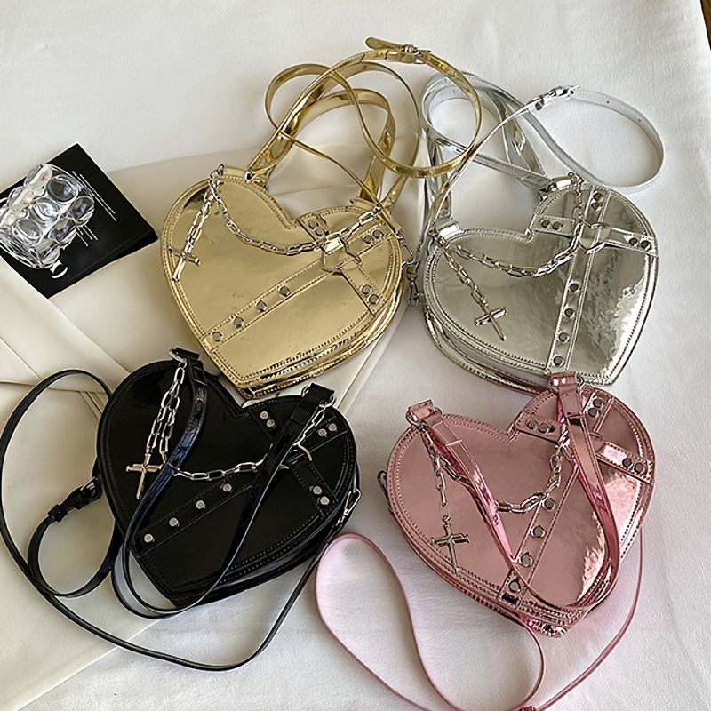 Caprese Emily in Paris Heart Shape with Bow Sling Bag – Caprese Bags