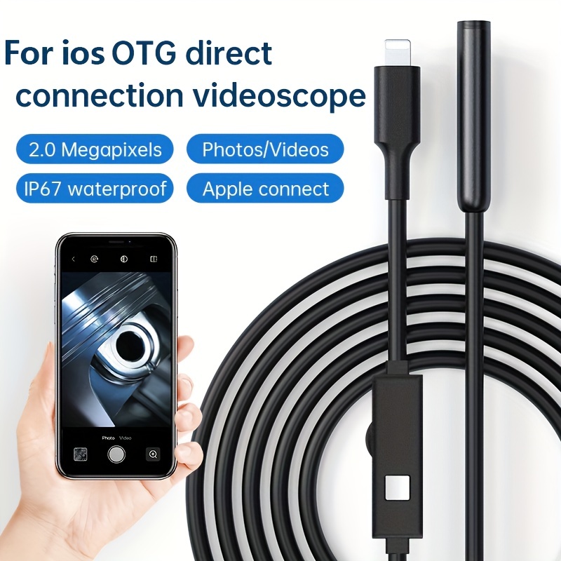 Industrial Endoscope Hd Cameras For Iphones Ios - Temu