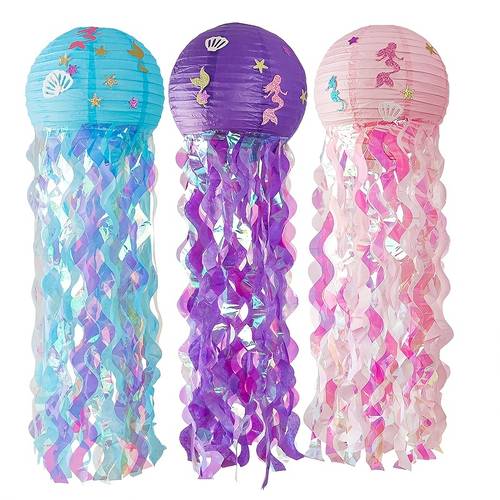 Gorgeous Mermaid Paper Lanterns - Perfect for Birthday Parties, Weddings, & Kids' Ocean Themed Decor! Easter gift