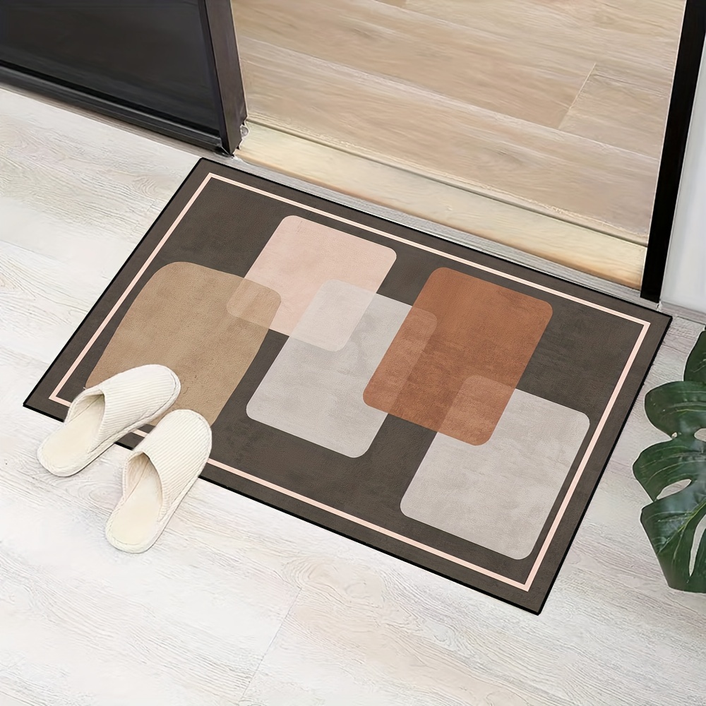 Geometric Door Mat Non slip Floor Mats Indoor Outdoor Modern - Temu