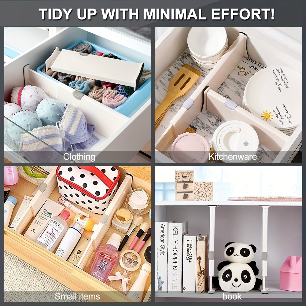 Adjustable Drawer Partition Divider for Storage Organization