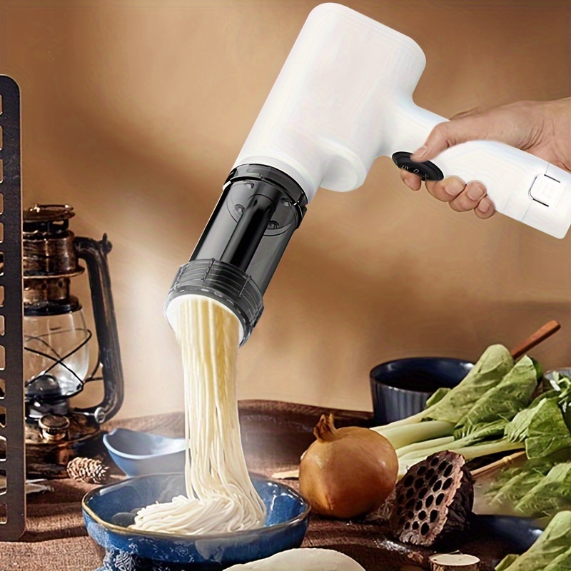 Newhai Máquina eléctrica familiar para hacer pasta, máquina para hacer  fideos, pasta de pasta, rodillo de espagueti, máquina de prensado de acero
