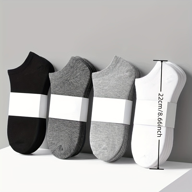 3-PACK Calcetines tobilleros de hombre varios usos negro