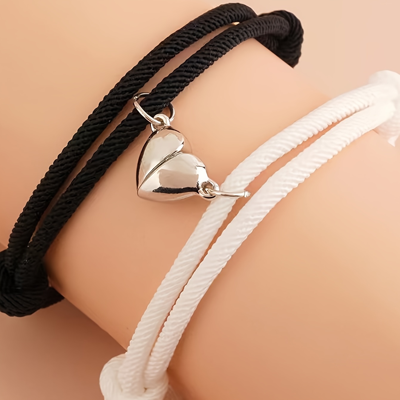 Bracelets d'amitié magnétiques en corde BFF • Joli Bracelet