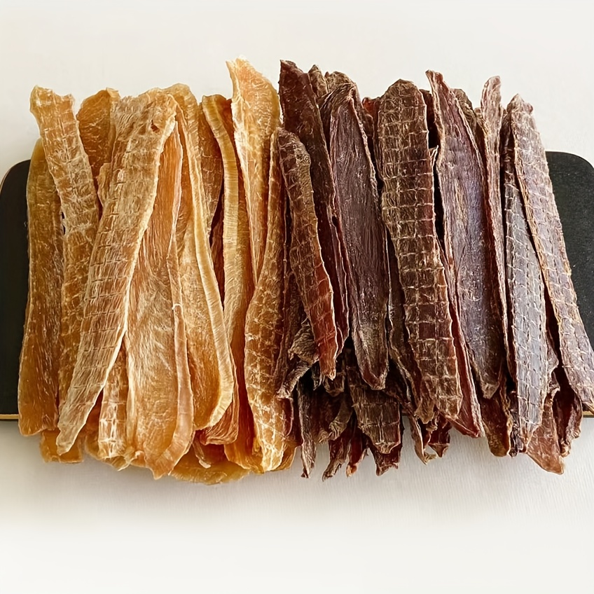 5.29oz/14.11oz Chicken Jerky For Dogs Treats, Dog Training Snacks Dog Chew Treats For Small And Large Dogs