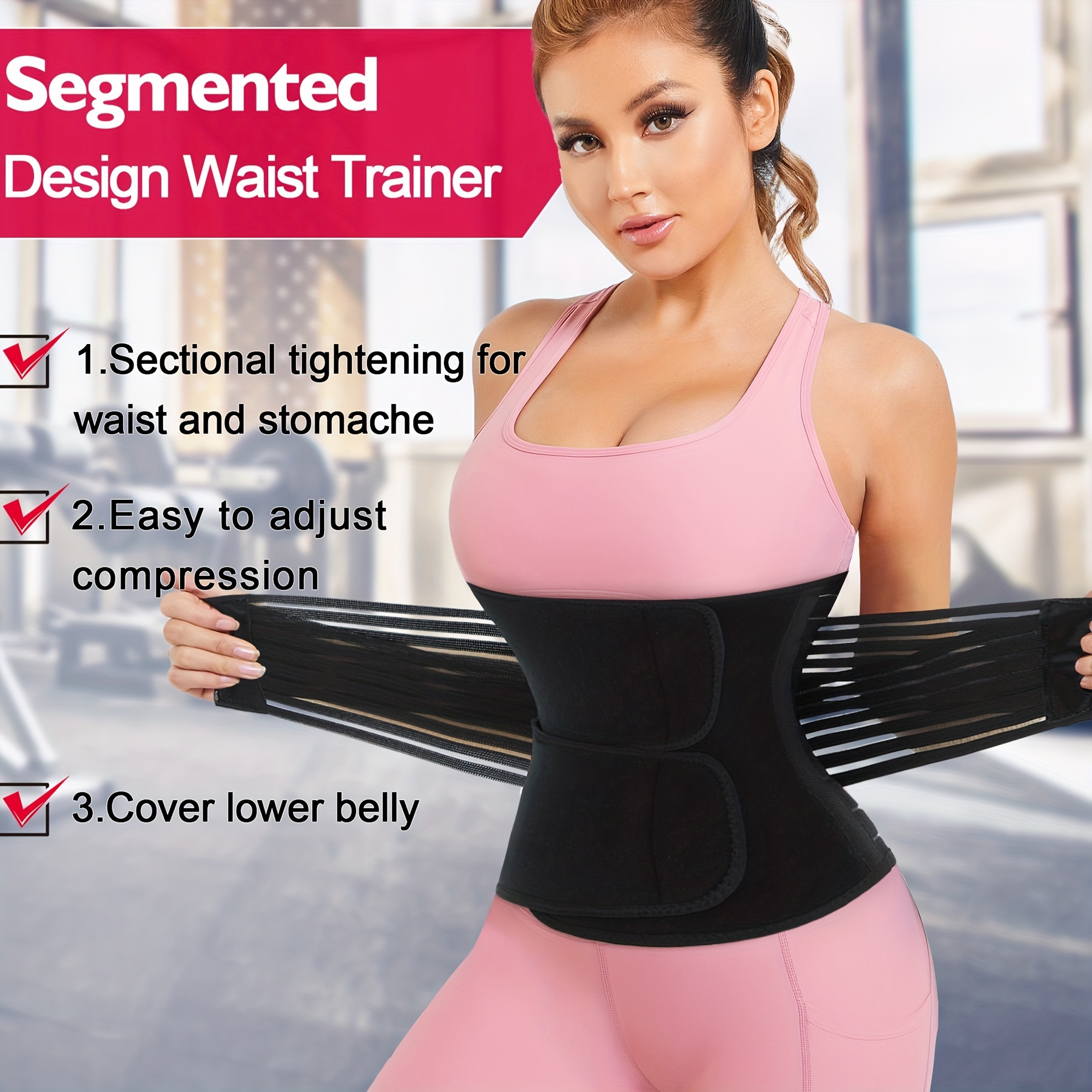 Waist Trainer For Women Adjust Triple Trainer Wrap Compression