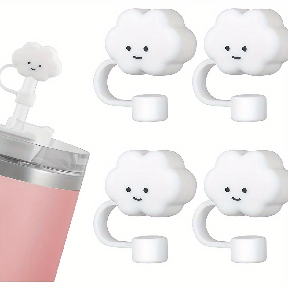 Lovely Cartoon Reusable Drinking Straw Plugs, Dustproof Spill-proof Straw  Cover For Stanley Cup Straws - Temu