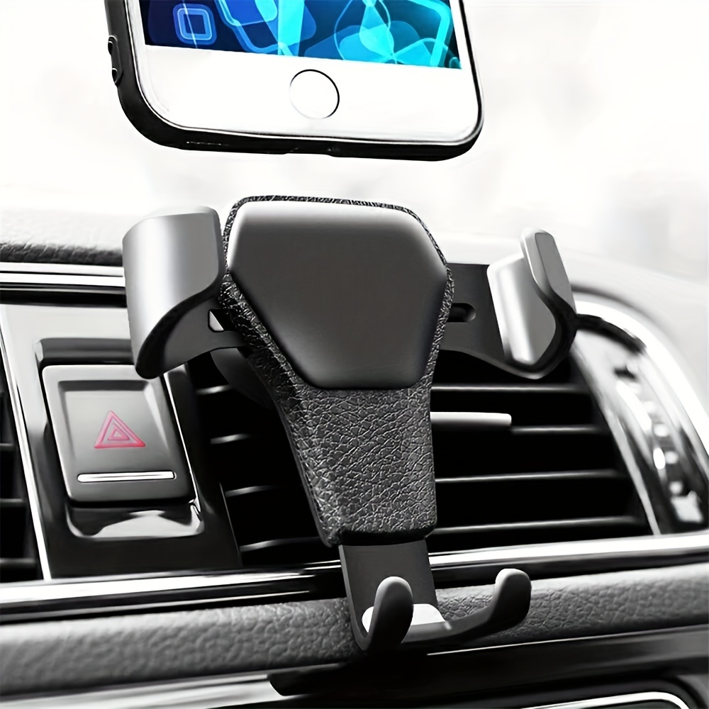 AINOPE Soporte de teléfono para coche 2022 con soporte de teléfono para  coche con clip de ventilación de aire, bloqueo automático, manos libres